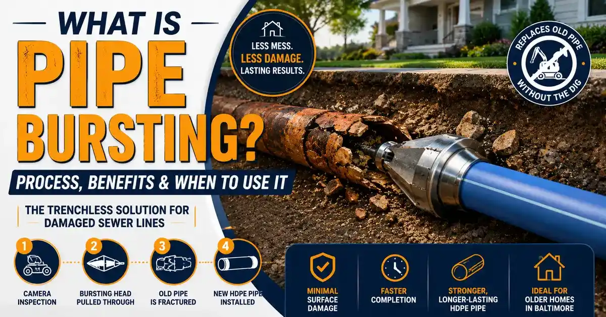 What Is Pipe Bursting and When Is It the Right Call for Your Sewer Line?